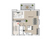 3-Familienhaus (sanierungsbedürftig) in bester Wohnlage von Fellbach - Obergeschoss Variante 1